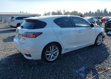 2014 Lexus Ct 200H из США, поврежденный, VIN JTHKD5BH0E2185402